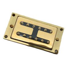 6 Strings Electric Bass Guitar Pickups-N piano yellow frame