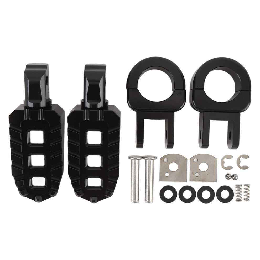 Pair Of Motorcycle Footrests Adjustable T6063 8320539304526