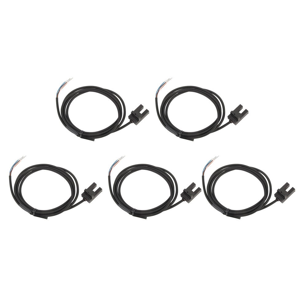 5Pcs U Type Photoelectric Switch Dc5-24V High Accuracy Abs Groove Sensor 7891349512841