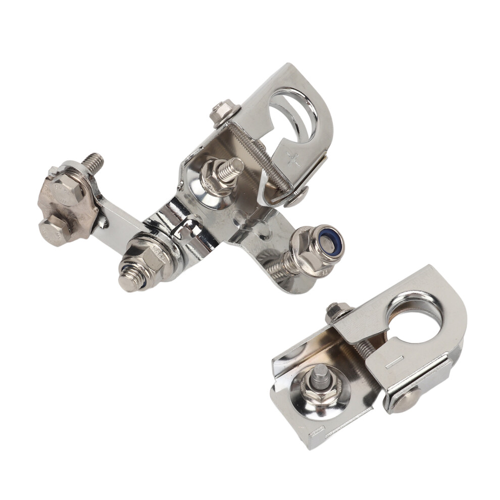 Positive & Negative Battery Terminals For Edge Mkx 2011-2017 Chrome 4611349513265