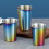Set Of 4 Stackable Stainless Steel Beer Cups Coffee-500ml 7