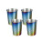 Set Of 4 Stackable Stainless Steel Beer Cups Coffee-300ml 1