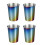 Set Of 4 Stainless Steel Drinking Glasses Stackable-260ml 1
