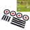 4PCS Soccer Targets Discs Set ABS Soccer Goal 12