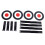 4PCS Soccer Targets Discs Set ABS Soccer Goal 2