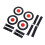 4PCS Soccer Targets Discs Set ABS Soccer Goal 3