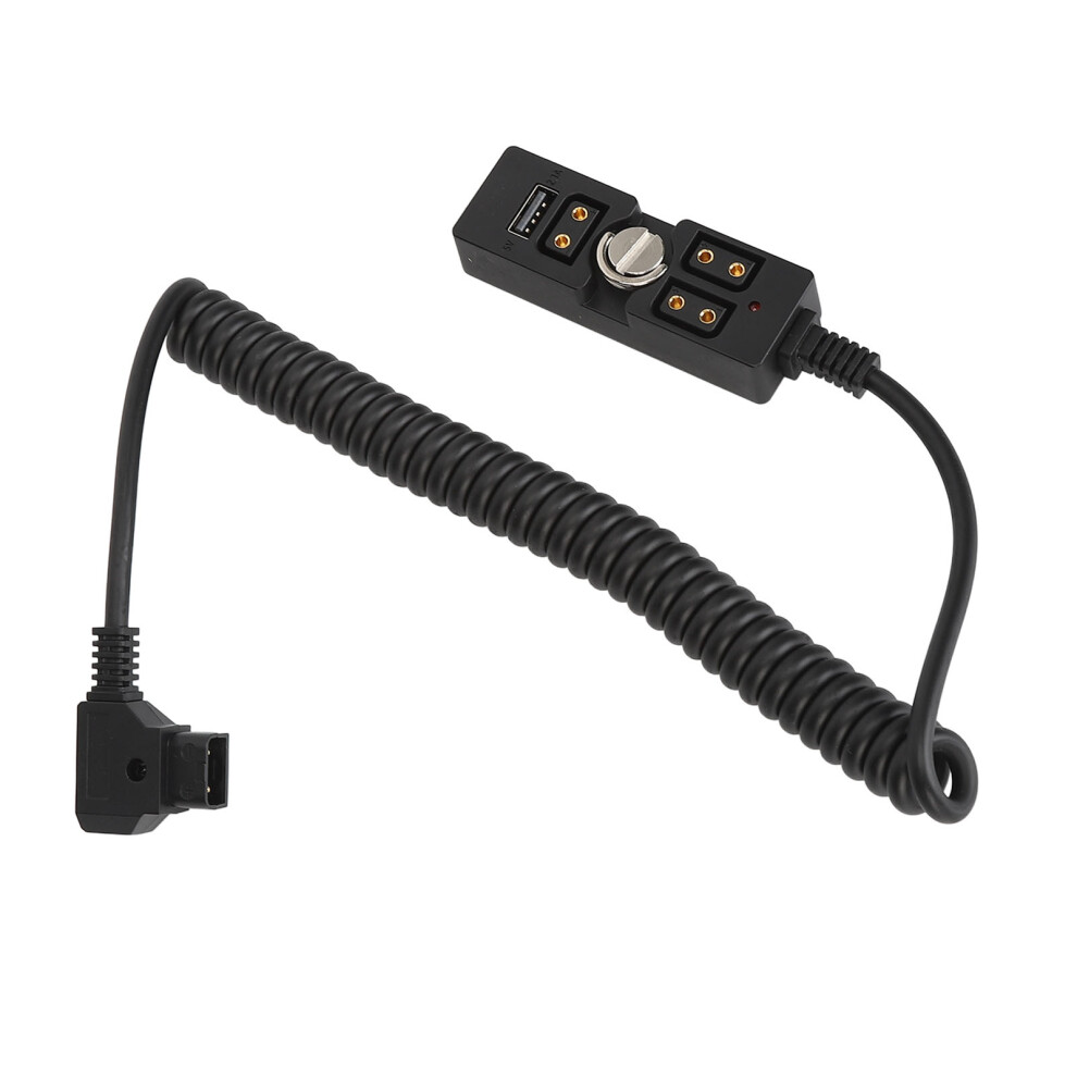 D Tap Male To 3 Port Female Splitter With Usb Indicator For V Mount Battery 8381349517933