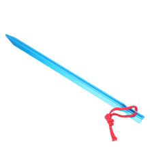4 Stück Aluminiumlegierung Camping Zeltnägel 23cm Bodenanker Blau