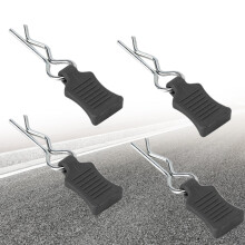 Karosseriegehäuse Clip-Pin Befestigungsset für 1/8 1/10 1/12 RC-Auto - Schwarz