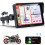 Carpuride W702 Pro Motorcycle Carplay Screen with Intercom Function 1