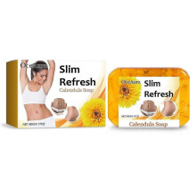 Oceaura Refreshing Marigold Soap Fresh Mild Skin Cleaning Bath Cleansing Soap