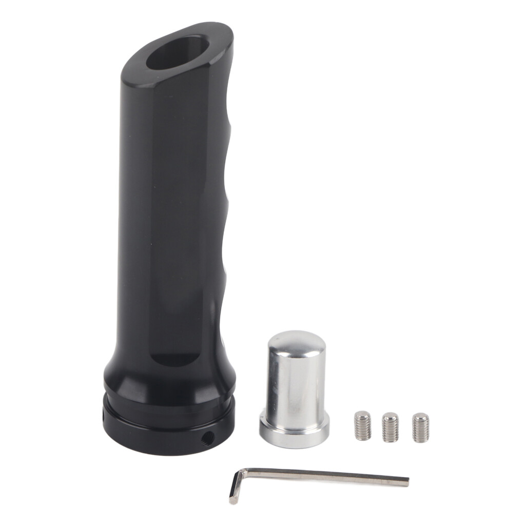 Universal Auto Car Aluminum Handbrake Cover Handle Black 8320539307268