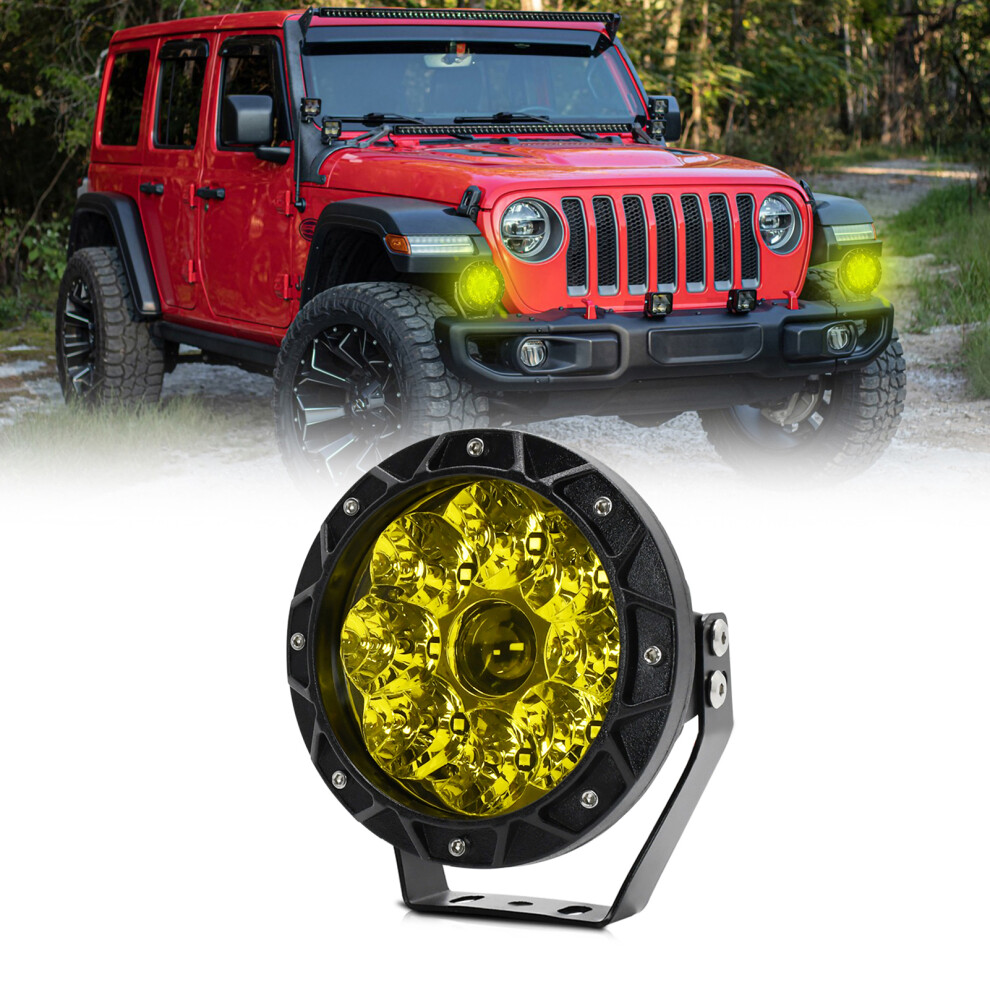 5In 140W Led Work 6000K Spot Beam Ip68 For Cars Light/Yellow 7891349526800