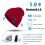Bluetooth Beanie Hat Rechargeable Beanie Hat with 2