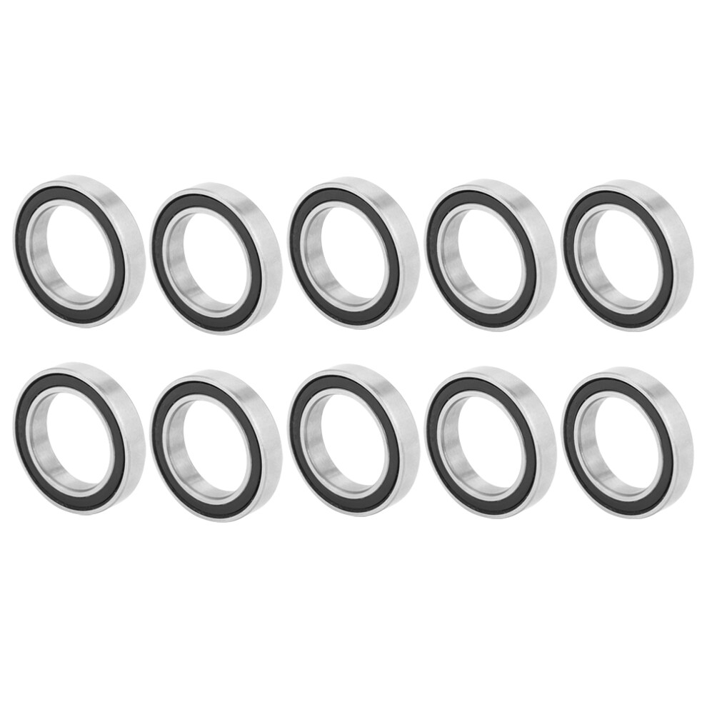 10pcs 6803-2RS Rubber Sealed Deep groove Ball