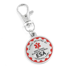 Service Dog Keychain for Therapy Dogs Craft of Surgical- ESA