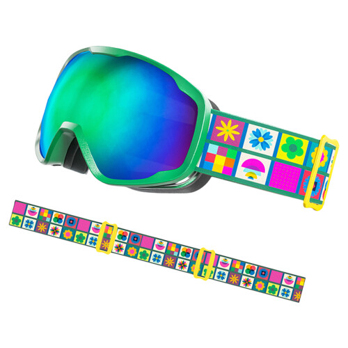 Fog Resistant Snowboarding Goggles Comfortable Wear for Boy-04