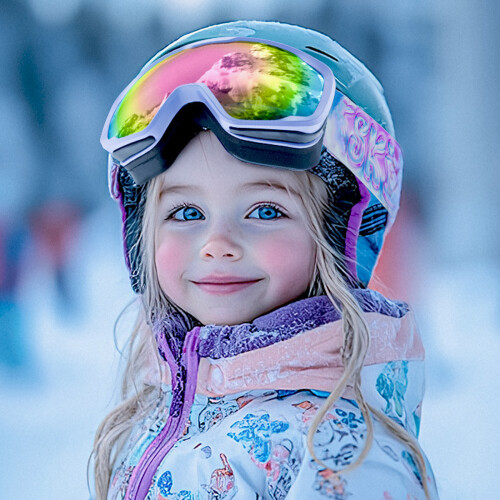 Fog Resistant Snowboarding Goggles Comfortable Wear for Boy-04 1