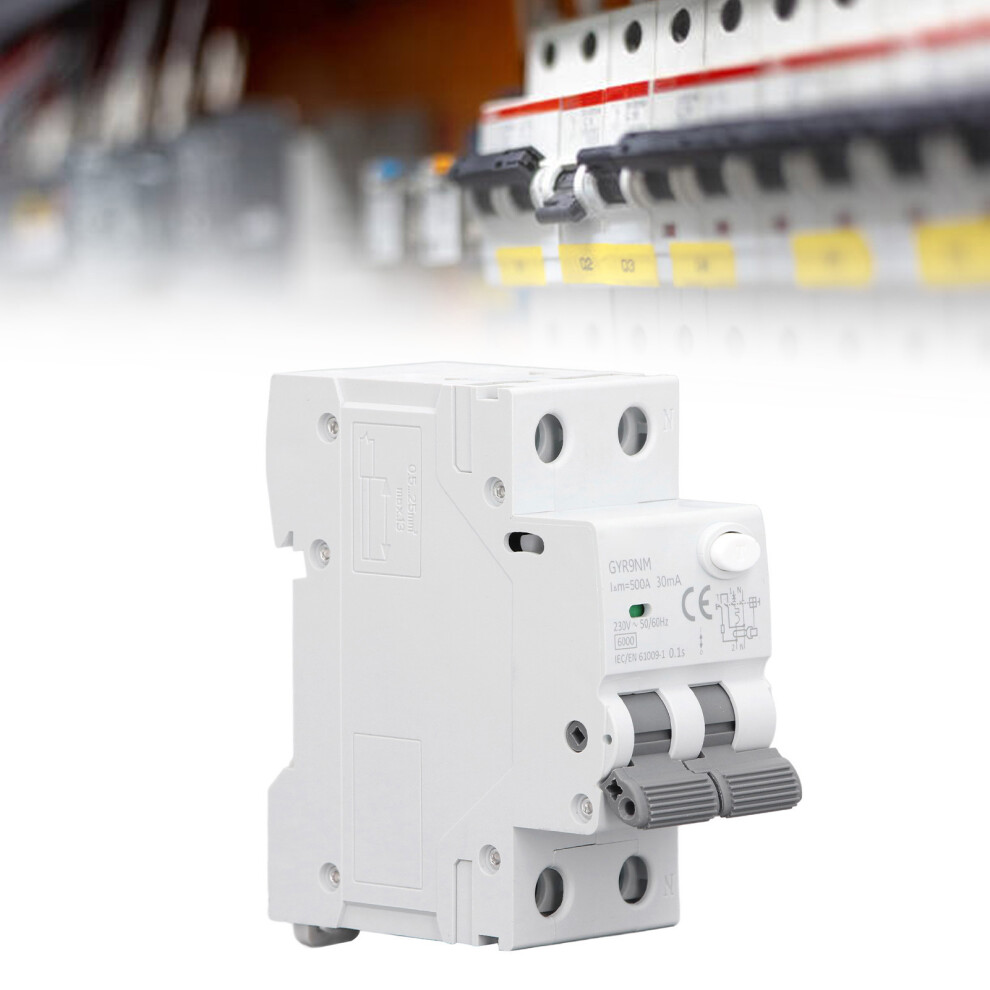 Geya 1P+N Residual Current Circuit Breaker 30Ma 25A 230V 8701349529178