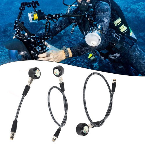 Submersible Pressure Gauge Technical Diving Gauge-15cm 2