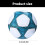 Football Training Balls Classical Traditional Panel Size 5-Blue 4