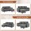 (Grey) 3 Seater L-Shaped Sofa Bed with Storage, USB & LED 5