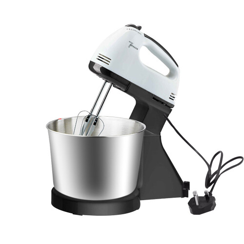 7 Speed + Cake Electric Stand Multi Mixing Bowl Blender Beater Dough 1