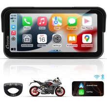 Carpuride W603 6.3 inch Carplay Motorcycle screen with Remote Control