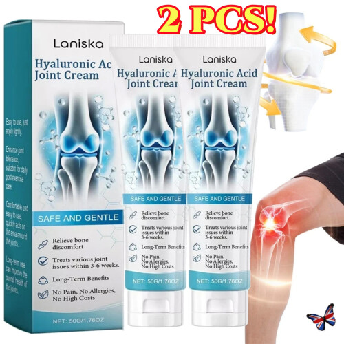 2X Hyaluronic Acid Joint Pain Relief Cream Body Joint Arthroheal Relief Cream