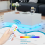AINPECCA Led Lift Top Coffee Table With 2 Drawers White 2