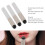 Portable Silicone Lip Brush Kit Easy Makeup Application 3pcs 3