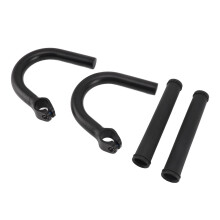 Aluminiumlegierung Fahrradstützhalter für Mountain- und Rennräder Schwarz