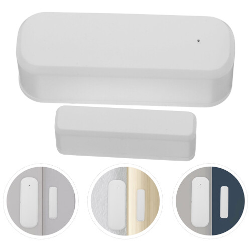 1Set Plastic Door Sensor Window Alarm with Sound Light for Office Use 2