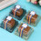 100Pcs Plastic Cake Boxes Black Bottom Clear Lid Reusable Food Grade 11