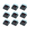 100Pcs Plastic Cake Boxes Black Bottom Clear Lid Reusable Food Grade 9