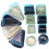100Pcs Plastic Cake Boxes Black Bottom Clear Lid Reusable Food Grade 1