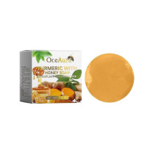 Oceaura Honey Turmeric Soap Gentle Daily Cleansing Facial Pores Skin Cleansing Care Soap