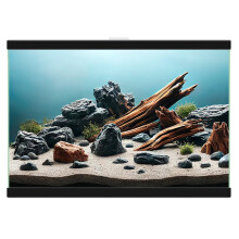 Ciano Aqua 15 Aquarium Black 13L Fish Tank Starter Setup CF40 Internal filter