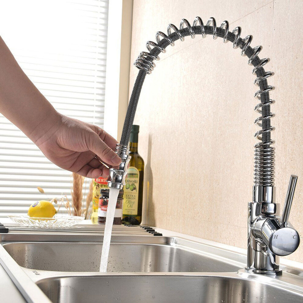 Nes Home Kitchen Basin Sink Pull Out Mono Mixer Faucet Tap
