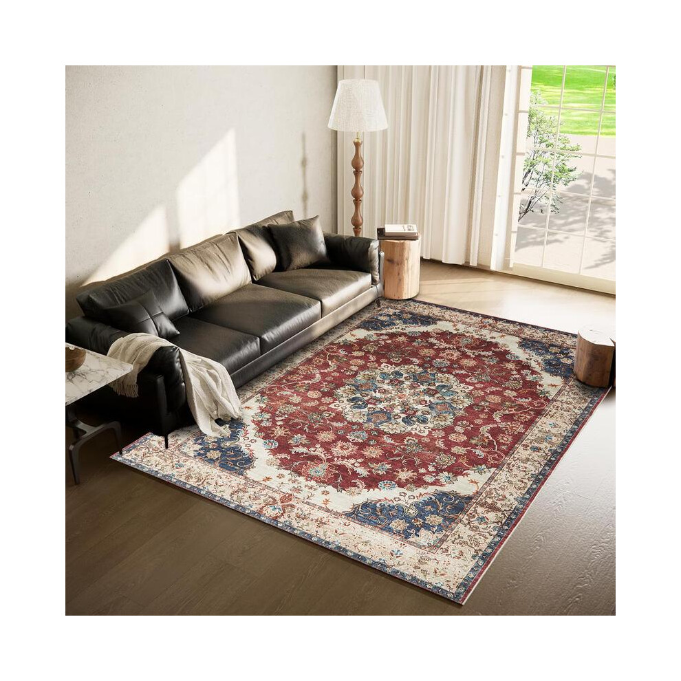 (2. Whisper, (80cm X 150cm) Medium Runner) Luxury Cashmere Vintage Persian Rug â Premium Soft Plush Carpet, Non-Slip Modern Floor Mat,Large rug , El-image-OPC-PKGGH9B-NEW