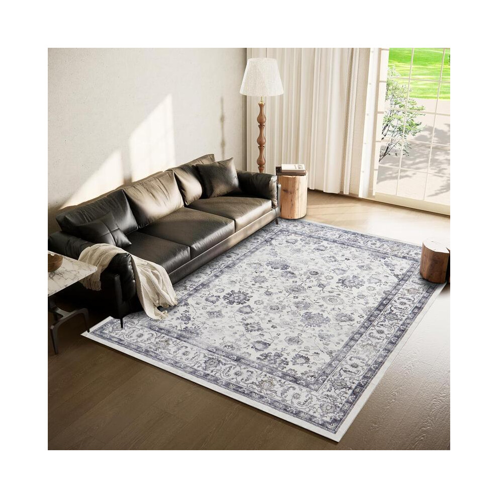 (4. Serene, (240 Cm X 320 Cm) Xxl Rug) Luxury Cashmere Vintage Persian Rug Â Premium Soft Plush Carpet, Non-Slip Modern Floor Mat,Large Rug Elegan 5031832407908