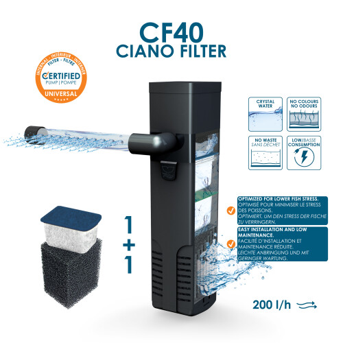Ciano Aqua 15 Aquarium White 1