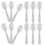 100 pcs plastic dessert spoons for party cake tableware portable use 5