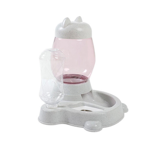 cat ear automatic water feeder for cats dogs grey 1