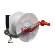 Electric Fencing Geared Reel with 500MM 2MM Polyrope (Spool WInder)