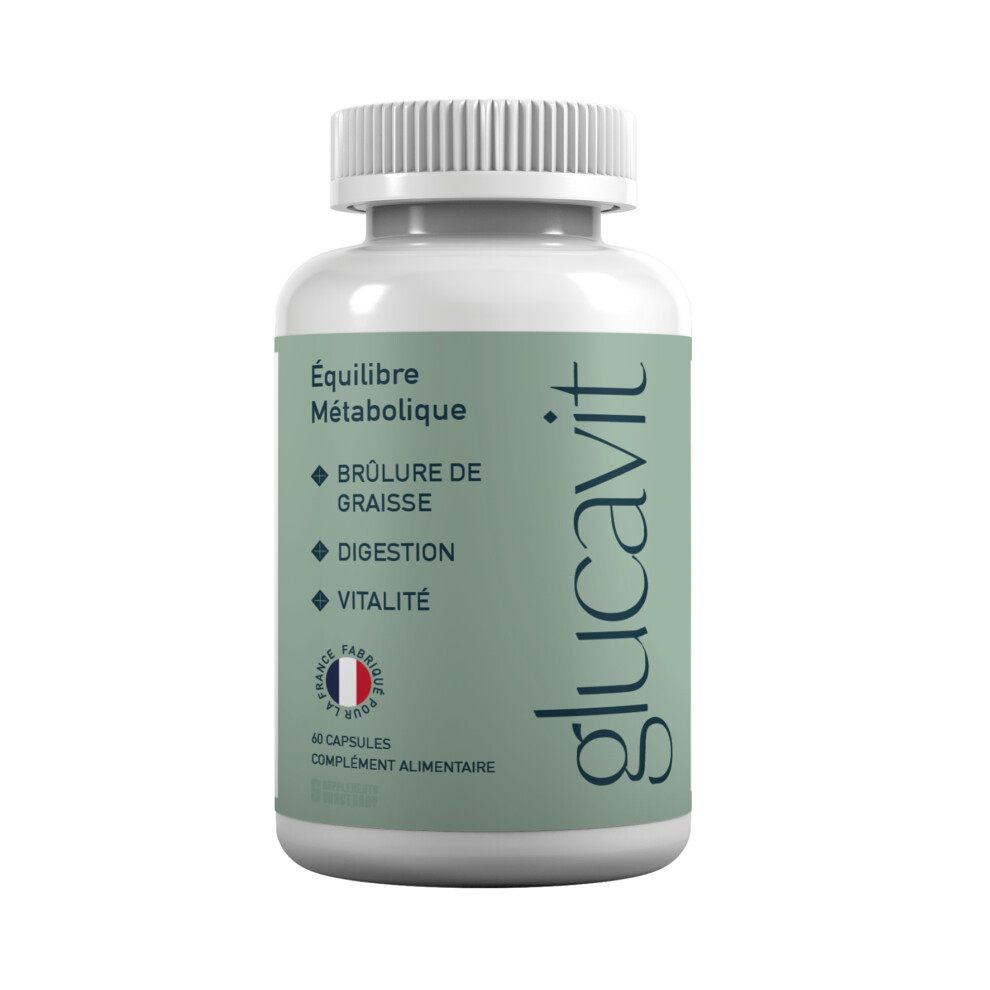 Supplements Sanctuary Glucavit Natural Supplement For Blood Sugar & Energy, 60 Capsules