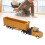 Remote Control Dump Truck Toy, Double Deck Transporter, Light Sound 15