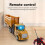 Remote Control Dump Truck Toy, Double Deck Transporter, Light Sound 7