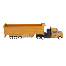 Remote Control Dump Truck Toy, Double Deck Transporter, Light Sound