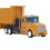 Remote Control Dump Truck Toy, Double Deck Transporter, Light Sound 12